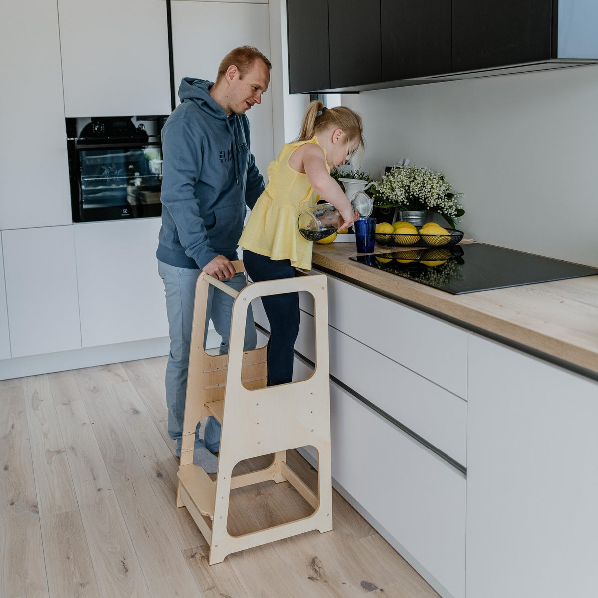 Montessori keittiötorni lapsille