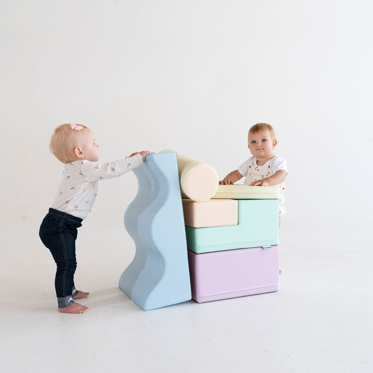 IGLU Soft Play leikkimoduulit vaalea Pastelli 6 palaa