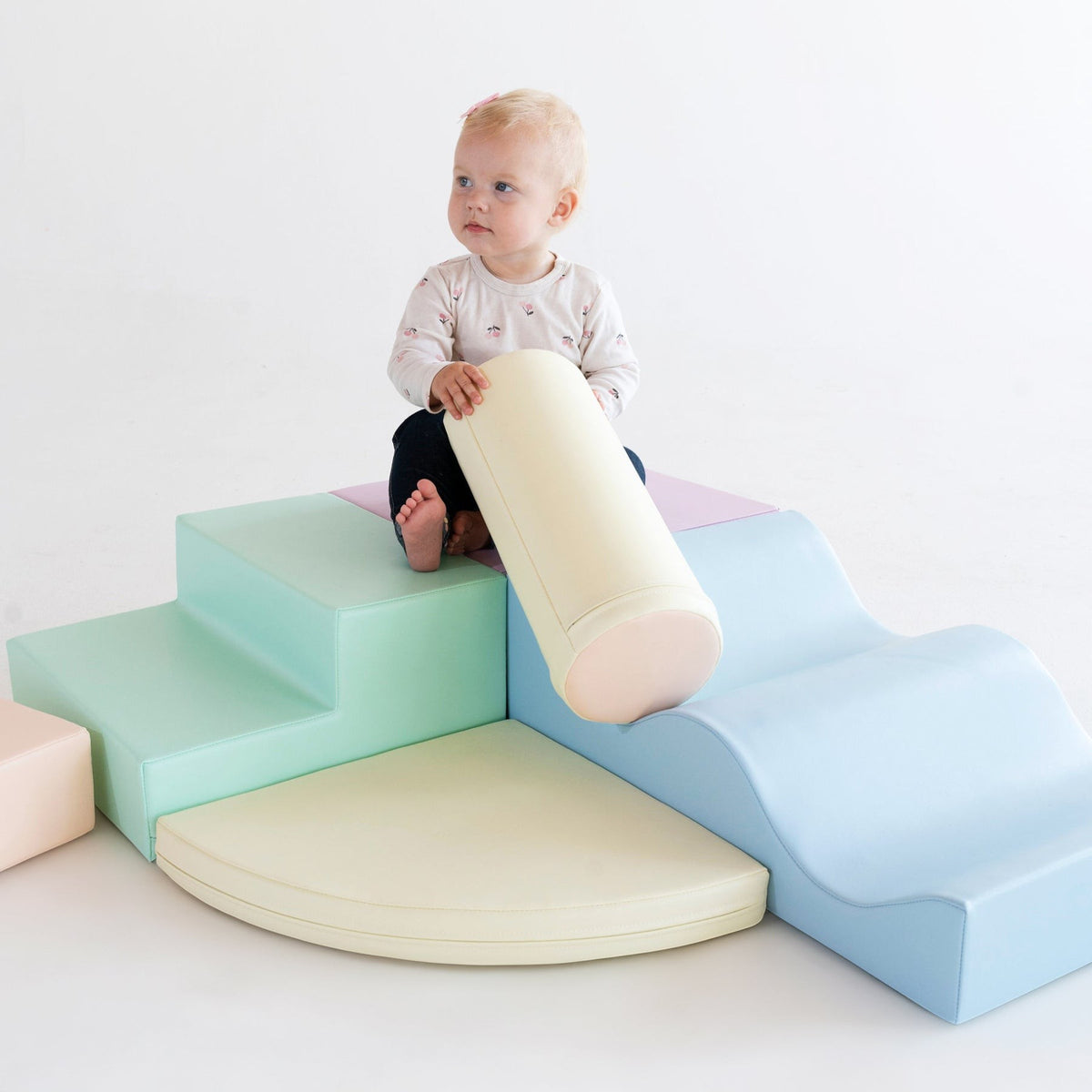 IGLU Soft Play leikkimoduulit vaalea Pastelli PikkuMuu 