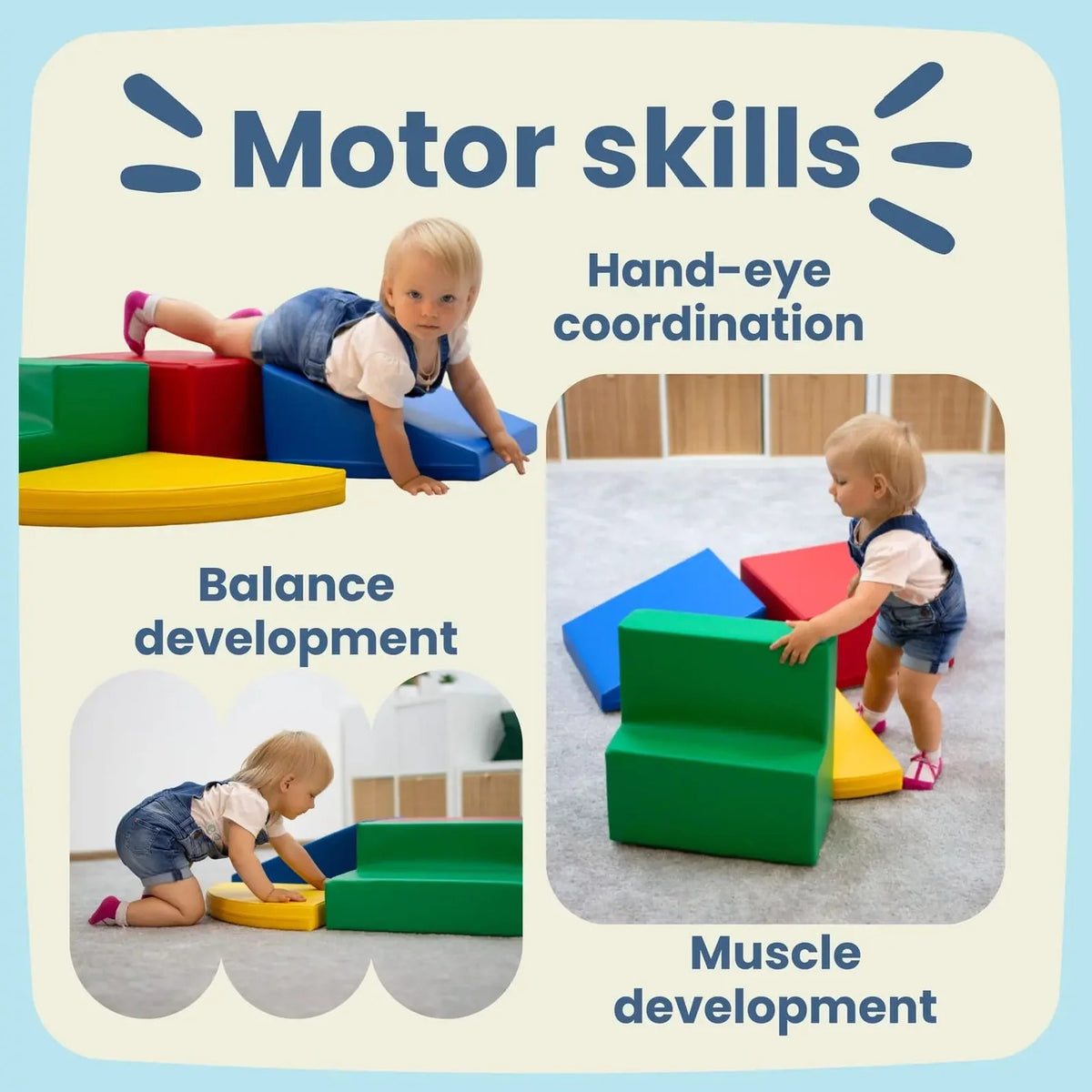 Iglu Soft Play lasten leikkimoduulit Earth Pastel