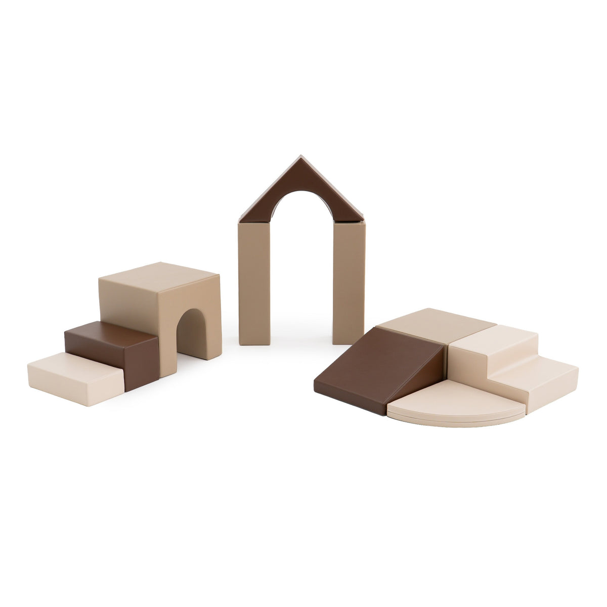 Iglu Soft Play, lasten leikkimoduulit 10 kpl - Chocolate Factory