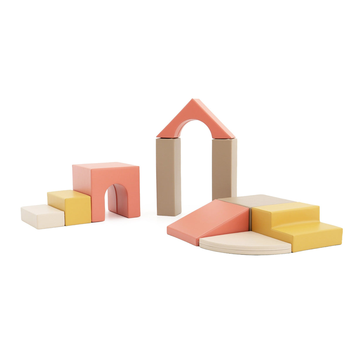 Iglu soft play lasten pehmopalikat 10-pastel fries