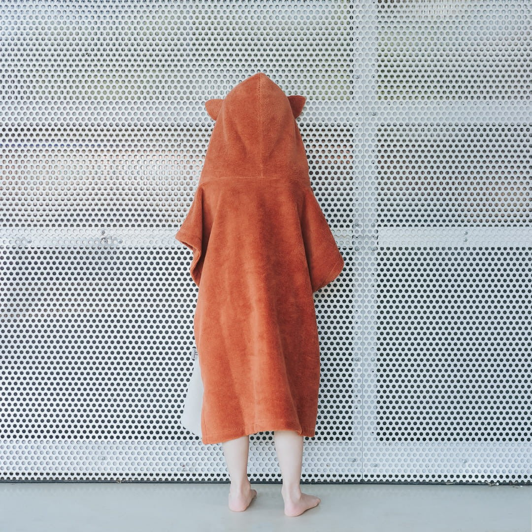 Surffoxy Lasten pyyheponcho - Oranssi