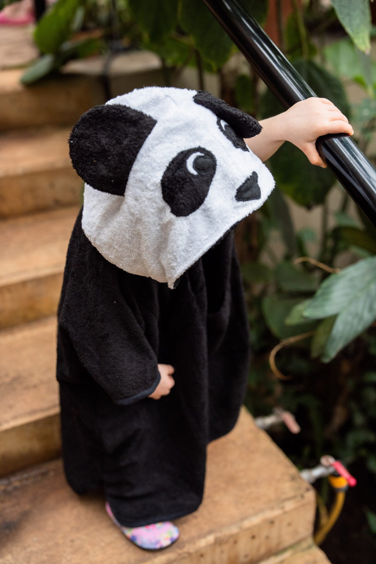 Rätt lasten pyyheponcho, panda