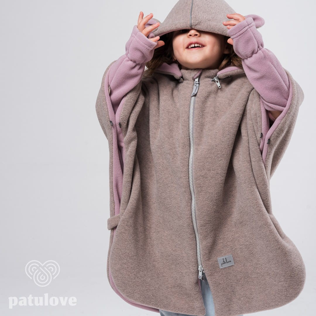 Lasten turvaistuinviitta Lamb Pink