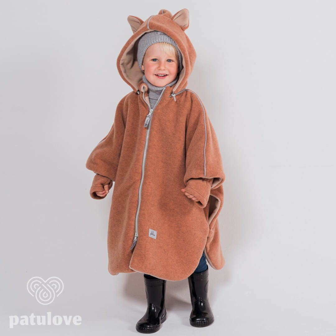 Patulove Lasten turvaistuinviitta, autoponcho, Kettu