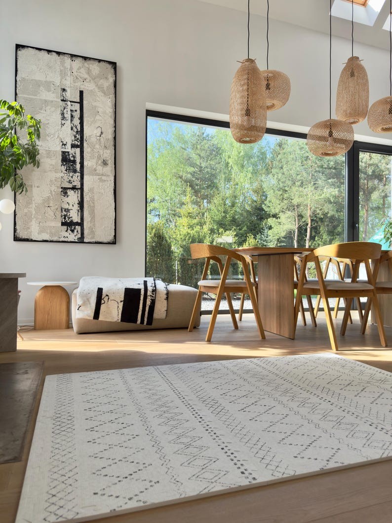 Pehmeä palapelimatto, leikkialusta lapsille-boho