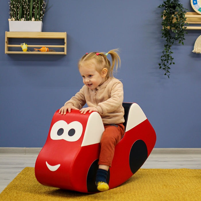 Soft Play Keinulelu - Punainen auto