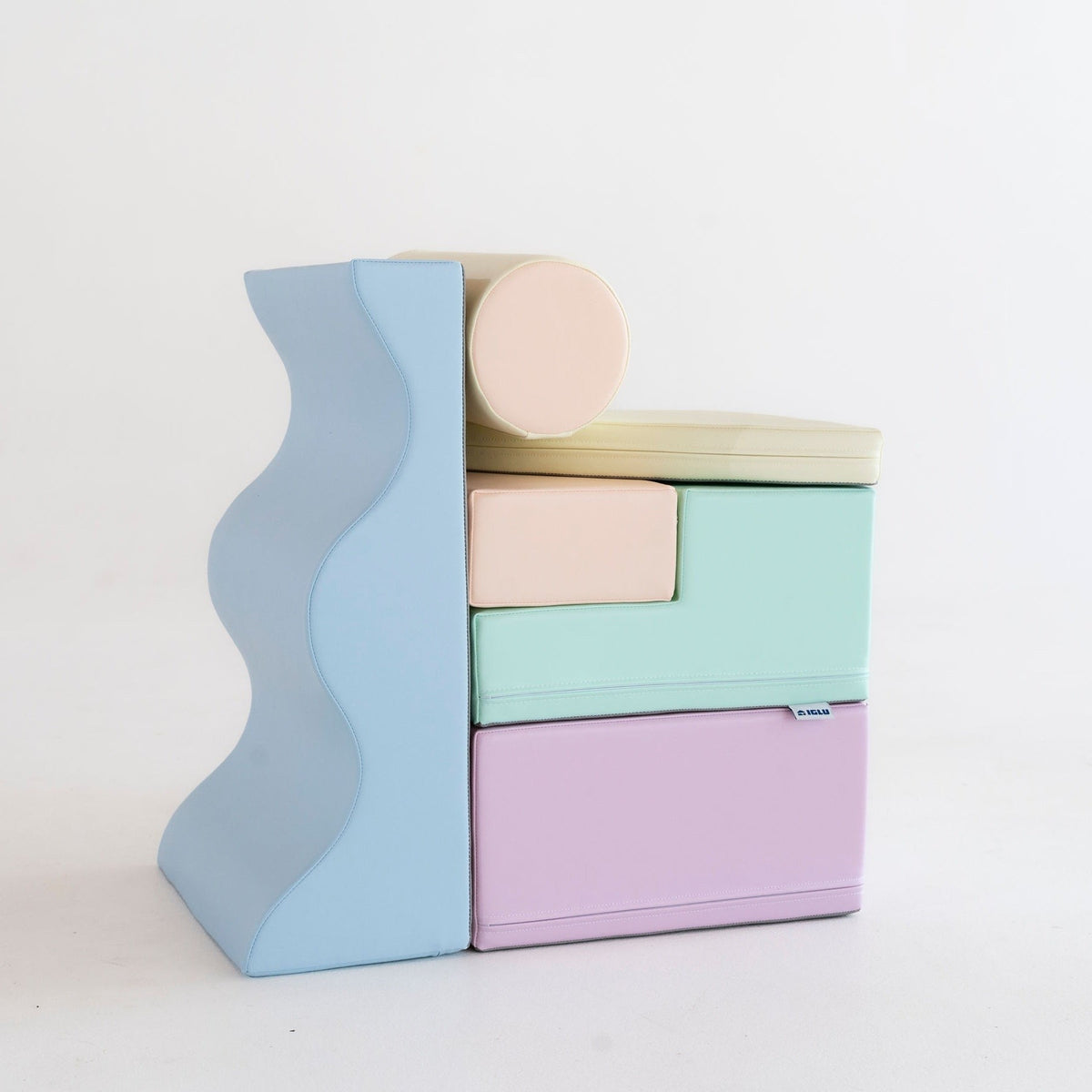 IGLU Soft Play leikkimoduulit vaalea Pastelli Explorer