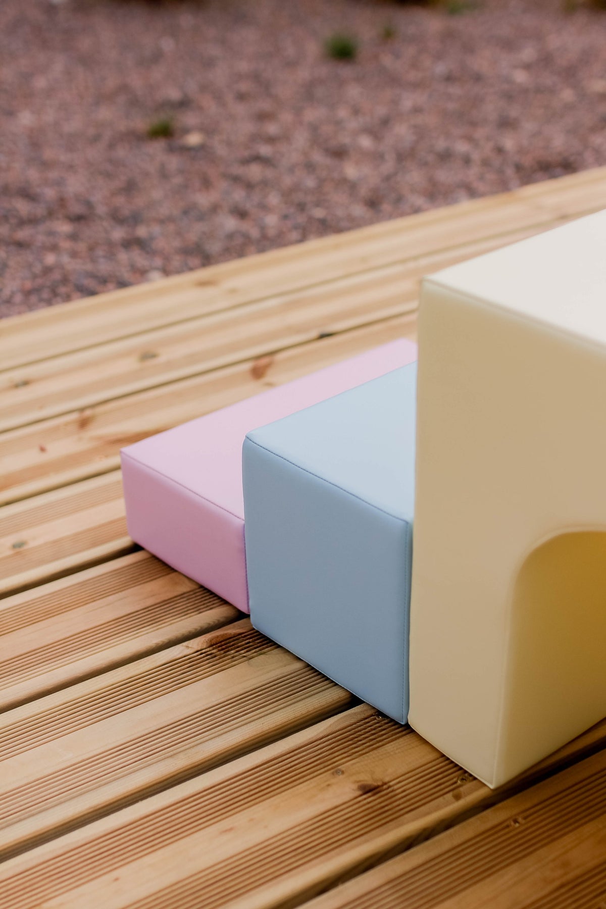 Soft Play, 9 leikkimoduulia - Vaalea pastelli