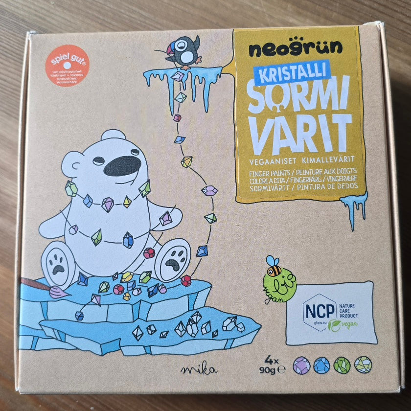 Vegaaniset lasten sormivärit 