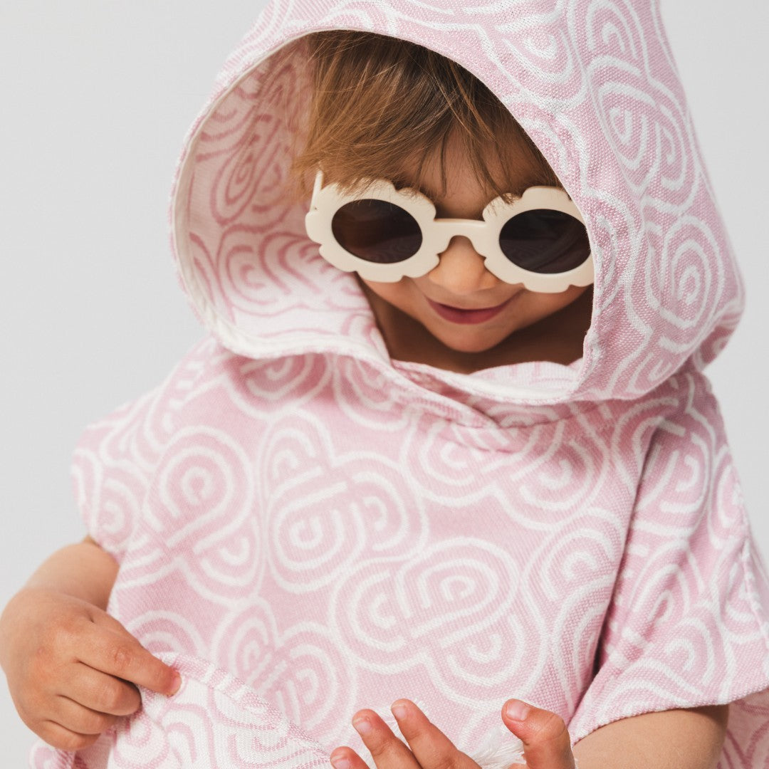 Bamboo lasten pyyheponcho - Rose