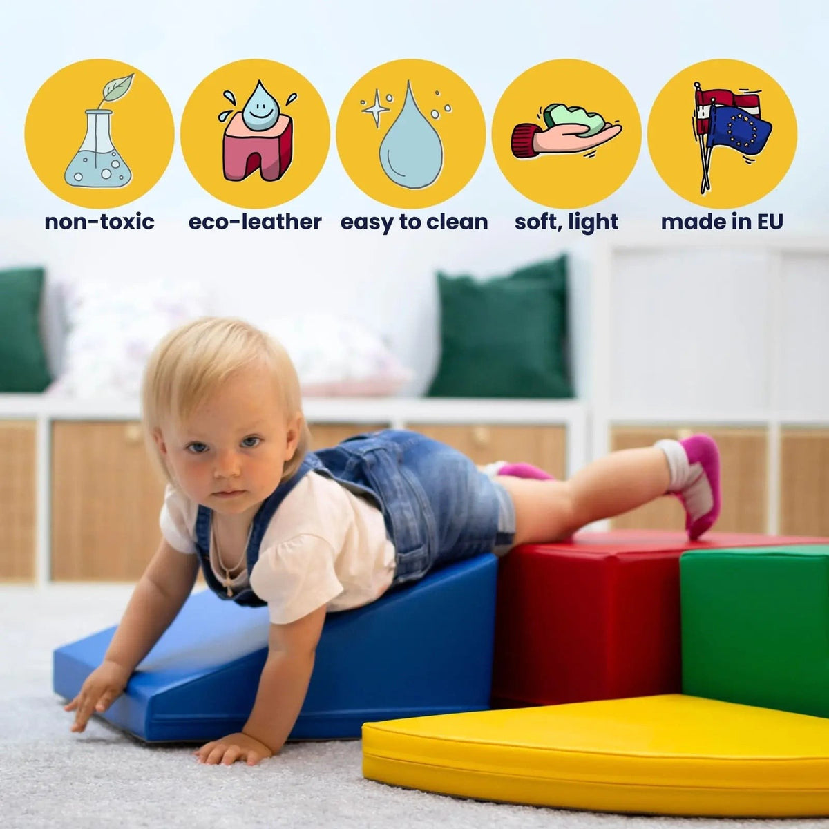  Soft Play leikkimoduuli pehmopalikat lapsille