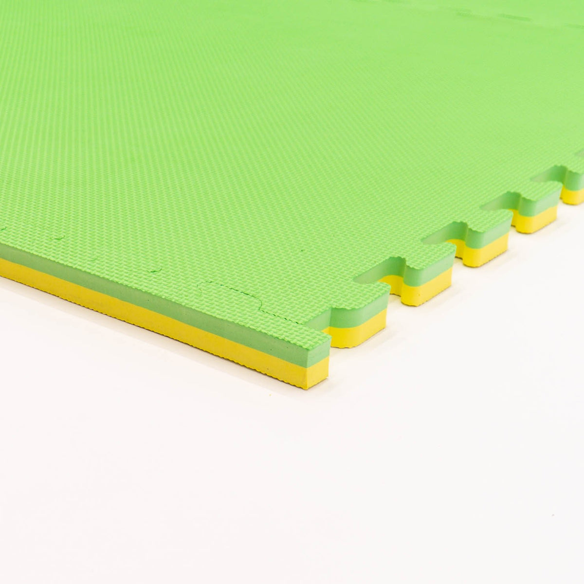 Large Foam Puzzle Mats - Spring Green / Yellow