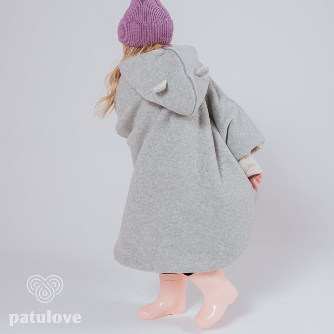 lasten turvaistuinviitta-autoponcho-karhu