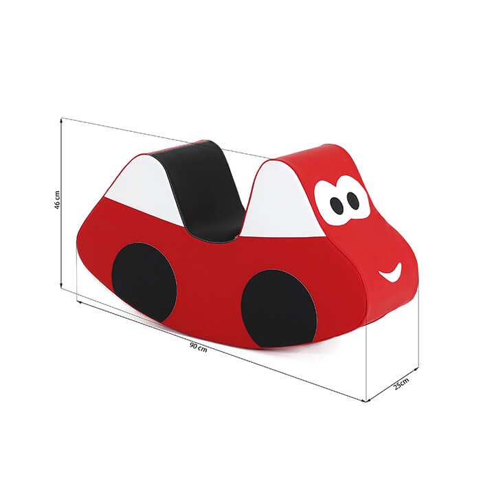 Keinulelu - Punainen auto, mitat