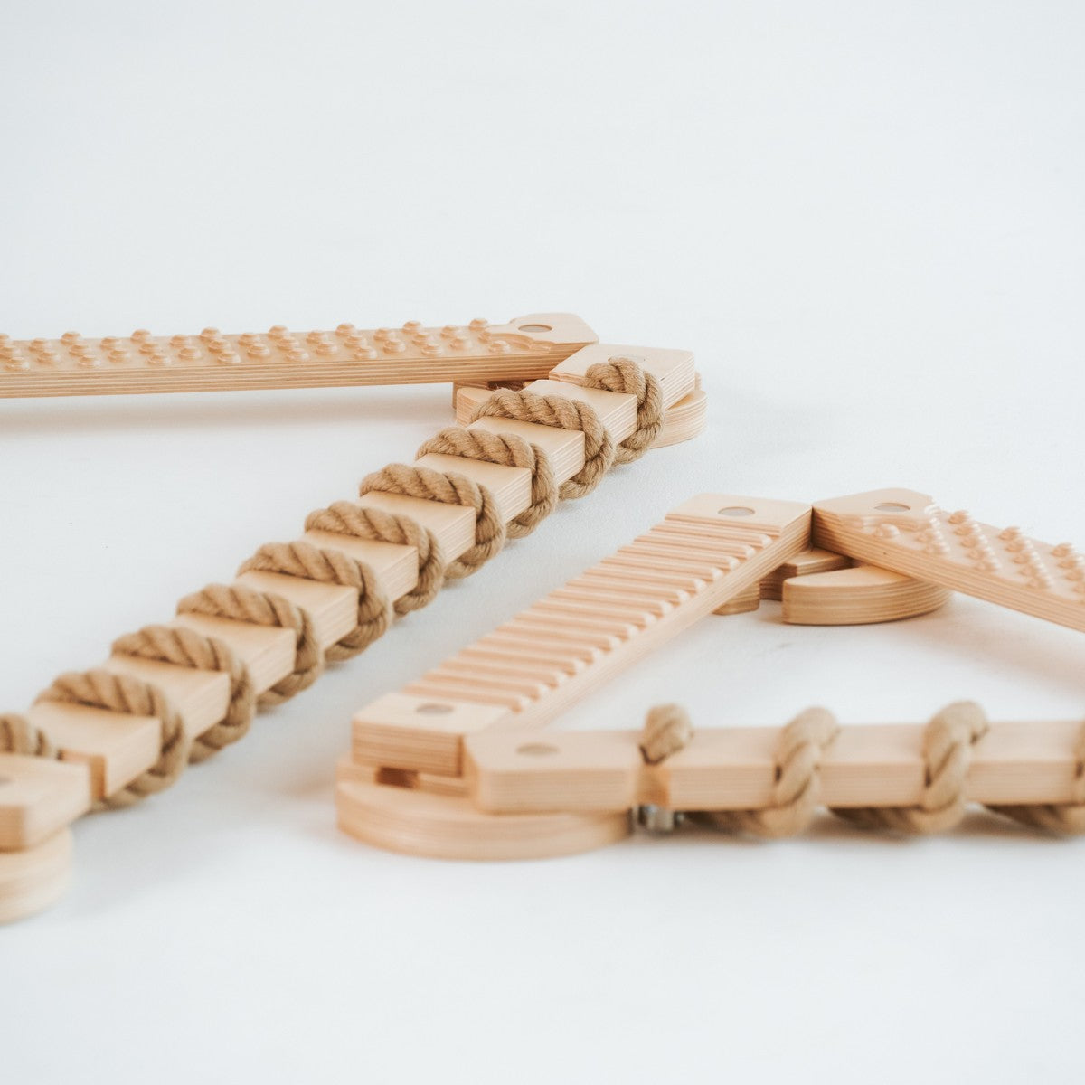 TipiToo® isot puiset tasapainopalkit, 3 kpl setti - Jute Rope